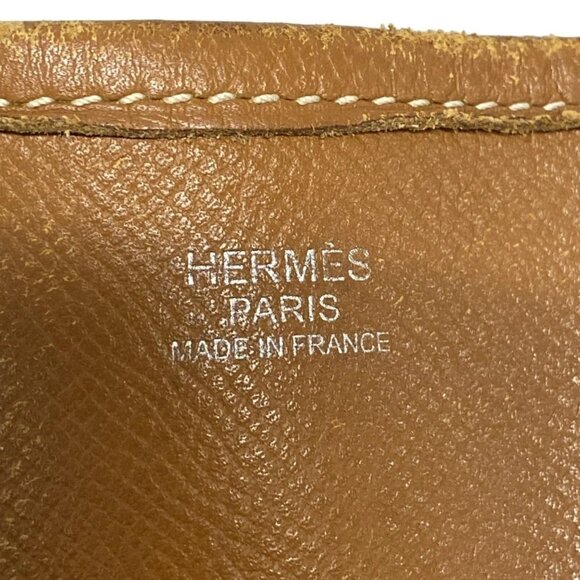 Auth HERMES Evelyne II PM Gold Veau Epsom square K Shoulder Bag - Picture 16 of 16